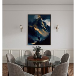 Paveikslas - Follow dark mountains