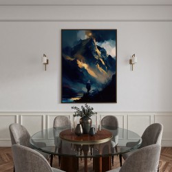 Paveikslas - Follow dark mountains