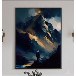 Paveikslas - Follow dark mountains