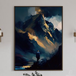 Paveikslas - Follow dark mountains