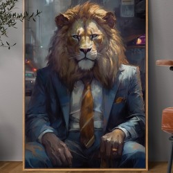 Paveikslas - Godfather of a lion king