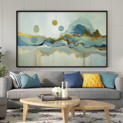 Paveikslas - Green and gold landscape	