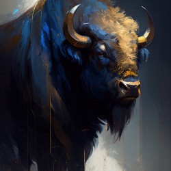 Paveikslas - Power of the bison 