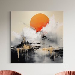 Paveikslas - Orange in the sky