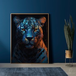 Paveikslas - Blue tiger portrait