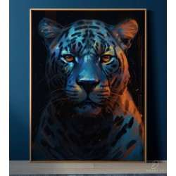 Paveikslas - Blue tiger portrait
