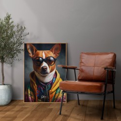 Paveikslas - Hipster basenji