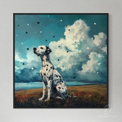 Paveikslas - Dots i the air