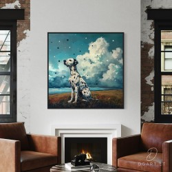 Paveikslas - Dots i the air