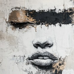 Įrėmintas printas - Fragments of her