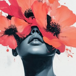 Įrėmintas printas - Bloom Įrėmintas printas - Bloom
