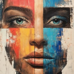 Įrėmintas printas - The Kaleidoscopic Gaze