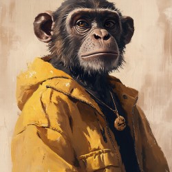 Įrėmintas printas - Peel no evil