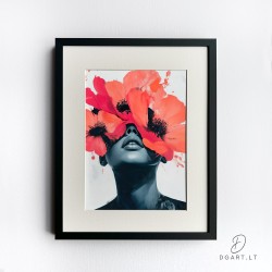 Įrėmintas printas - Bloom Įrėmintas printas - Bloom