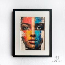Įrėmintas printas - The Kaleidoscopic Gaze