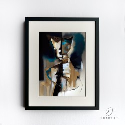 Įrėmintas printas - My poker face