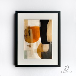 Įrėmintas printas - Orange pulse 1