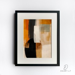 Įrėmintas printas - Orange pulse 2