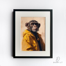 Įrėmintas printas - Peel no evil