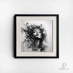 Įrėmintas printas - Beauty in chaos Įrėmintas printas - Beauty in chaos
