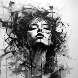 Įrėmintas printas - Beauty in chaos Įrėmintas printas - Beauty in chaos