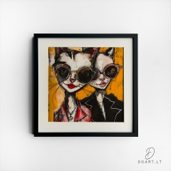 Įrėmintas printas - Besties Įrėmintas printas - Besties