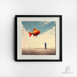 Įrėmintas printas - Dreams afloat