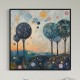 Modernus Paveikslas - Otherworldly Oaks ant drobes internetu grazus ir modernus Paveikslas - Otherworldly Oaks ant drobes internetu