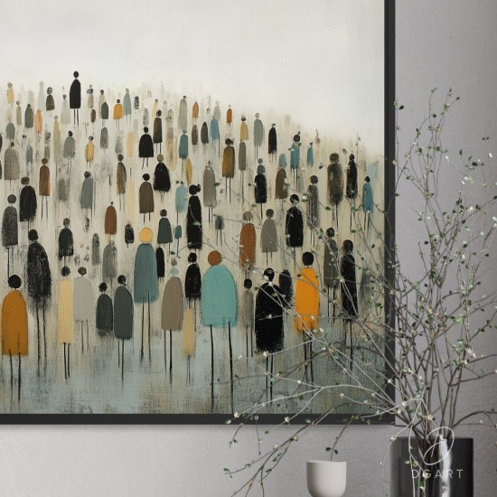 grazus ir modernus Paveikslas - No on knows why ant drobes internetu