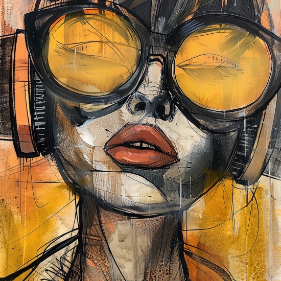 grazus ir modernus Paveikslas - Echo vision ant drobes internetu