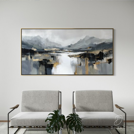 grazus ir modernus Paveikslas - Frozen time ant drobes internetu