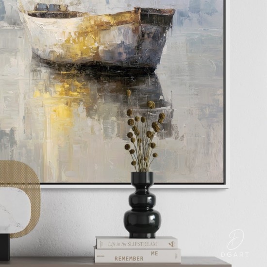 grazus ir modernus Paveikslas - Quiet morning ant drobes internetu