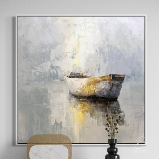 grazus ir modernus Paveikslas - Quiet morning ant drobes internetu