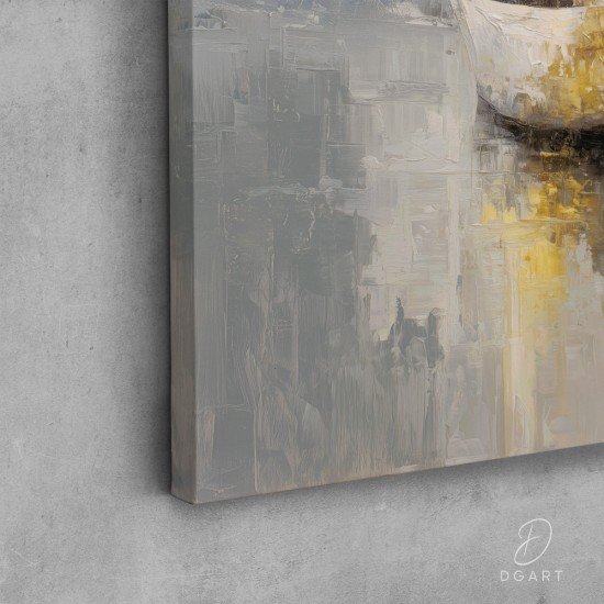 grazus ir modernus Paveikslas - Quiet morning ant drobes internetu