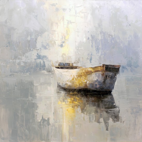 grazus ir modernus Paveikslas - Quiet morning ant drobes internetu