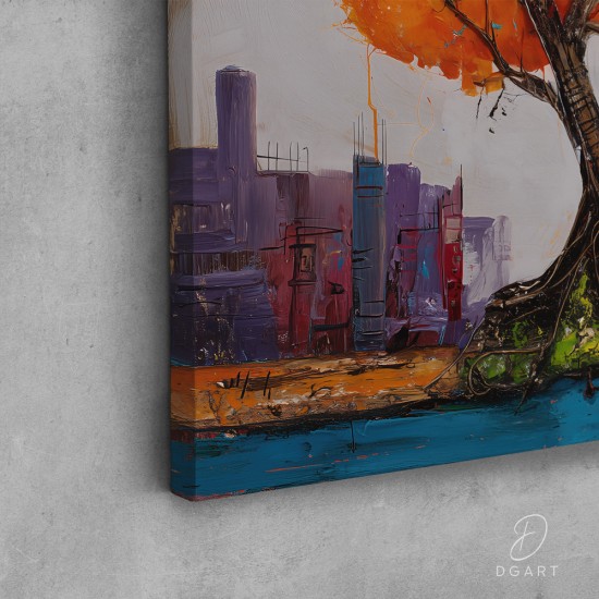 grazus ir modernus Paveikslas - Treetopia ant drobes internetu