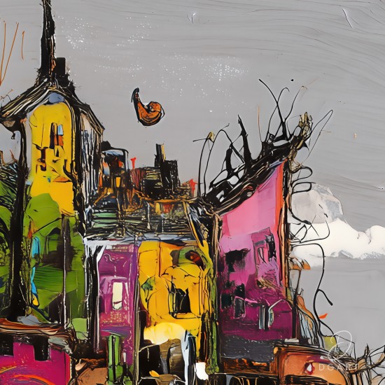 grazus ir modernus Paveikslas - Treetopia ant drobes internetu