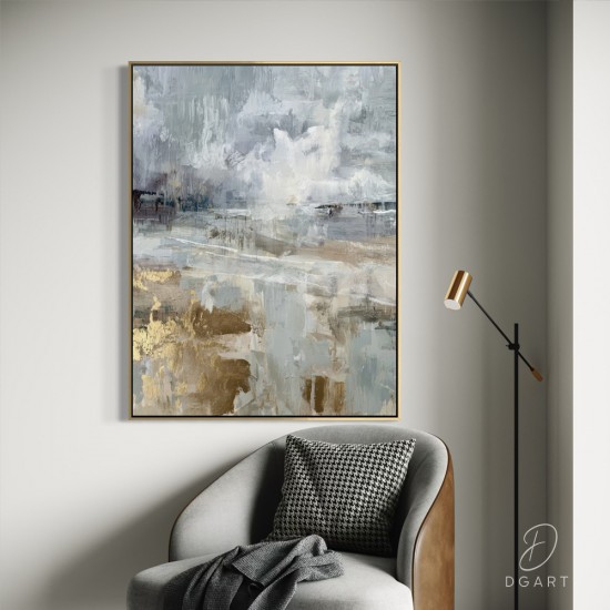 grazus ir modernus Paveikslas - Quiet Breakwater ant drobes internetu