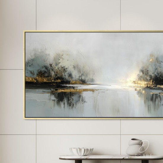 grazus ir modernus Paveikslas - Silent Divide ant drobes internetu