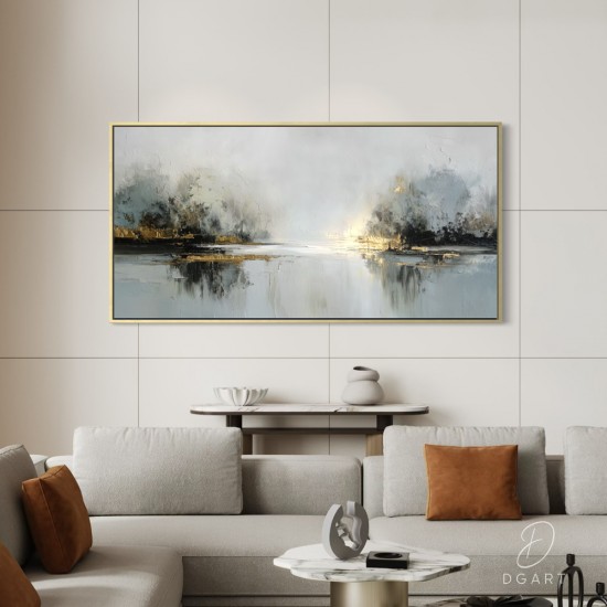 grazus ir modernus Paveikslas - Silent Divide ant drobes internetu