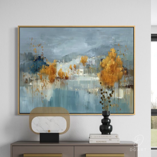 grazus ir modernus Paveikslas - When the Hills Breathe ant drobes internetu