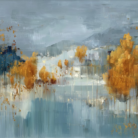 grazus ir modernus Paveikslas - When the Hills Breathe ant drobes internetu