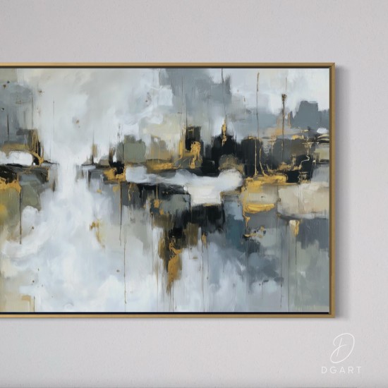 grazus ir modernus Paveikslas - Between structures ant drobes internetu