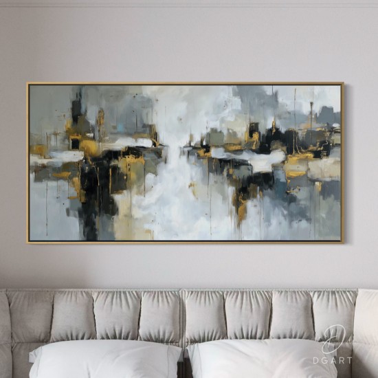 grazus ir modernus Paveikslas - Between structures ant drobes internetu