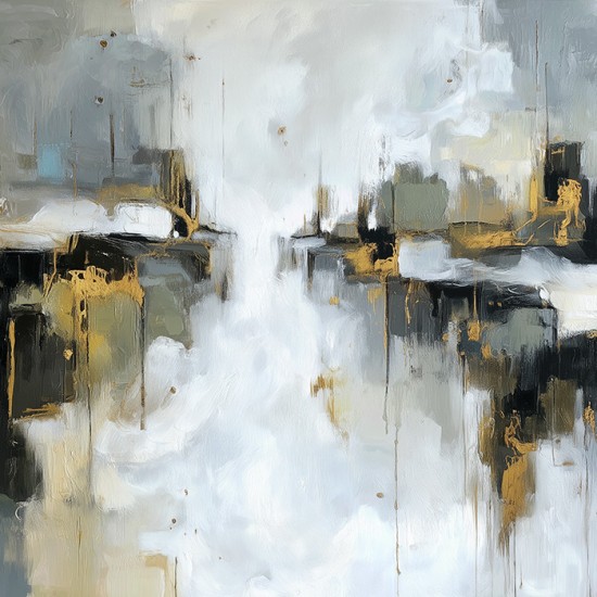 grazus ir modernus Paveikslas - Between structures ant drobes internetu