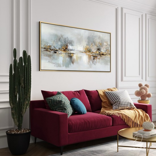 grazus ir modernus Paveikslas - Shimmering Stillness ant drobes internetu