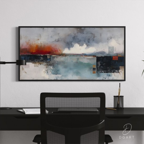 grazus ir modernus Paveikslas - Tide of Fire ant drobes internetu