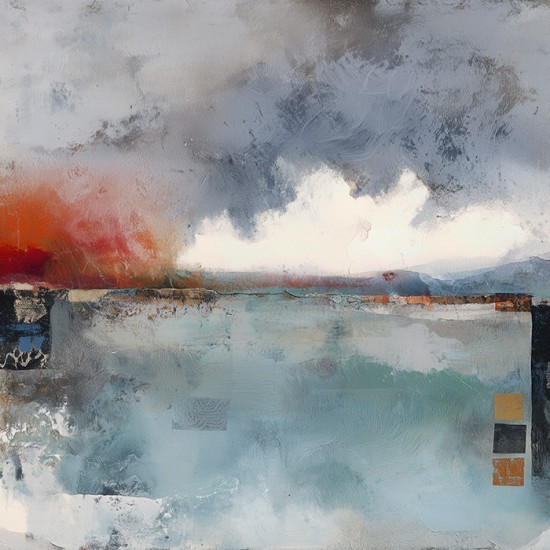 grazus ir modernus Paveikslas - Tide of Fire ant drobes internetu