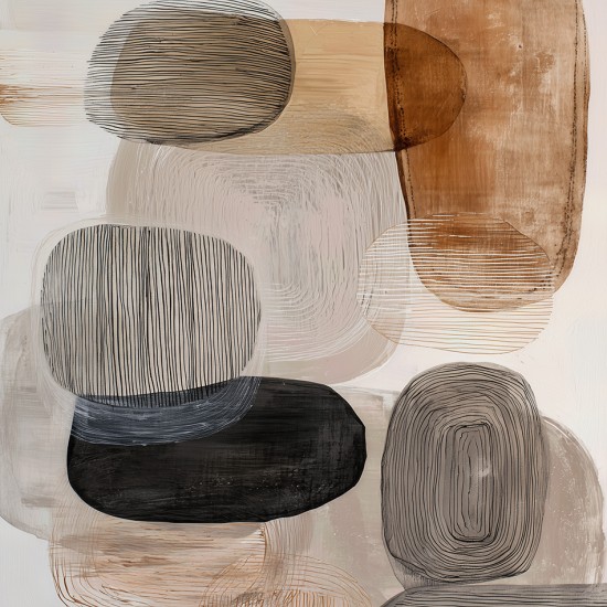 grazus ir modernus Paveikslas - Sandstone Whispers ant drobes internetu