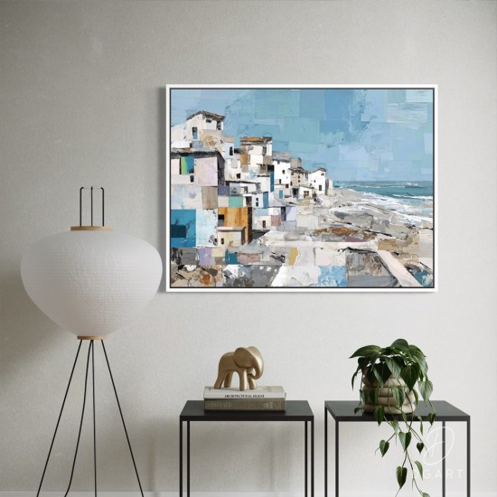 grazus ir modernus Paveikslas - After the surf ant drobes internetu